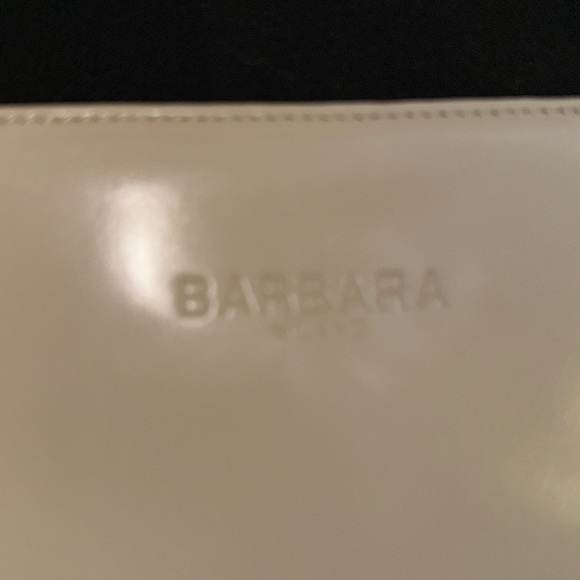 Barbara Milano Cream LeatherHandbag - Picture 2 of 8